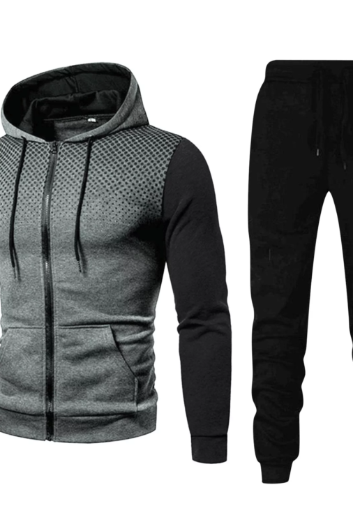 Men'S 2 Piece Sweatsuits Full Zip up Hoodie and Jogger Sweatpant Athletic Set Two Piece Casual Sport Tracksuit - Image 6