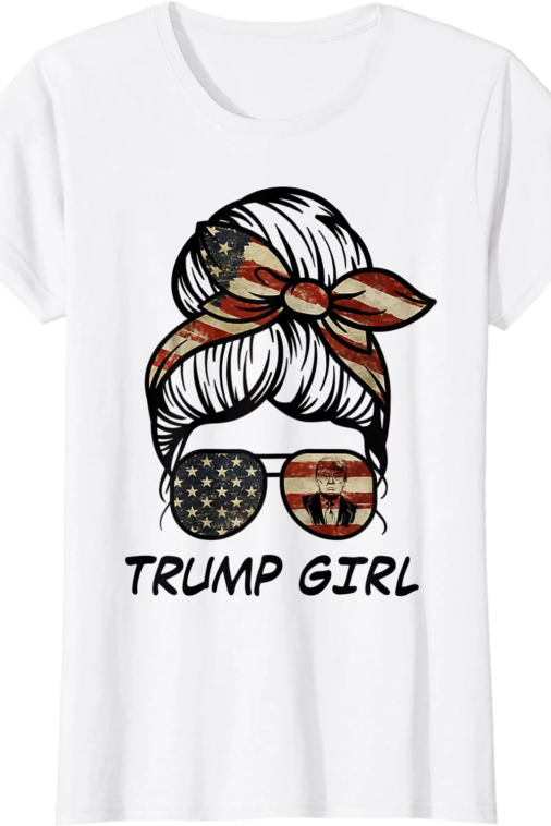 Yes I'M a Trump Girl - Trump 2024 Gifts T-Shirt